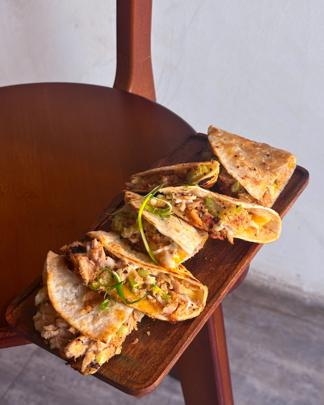 Mediterranean Tuna Quesadilla