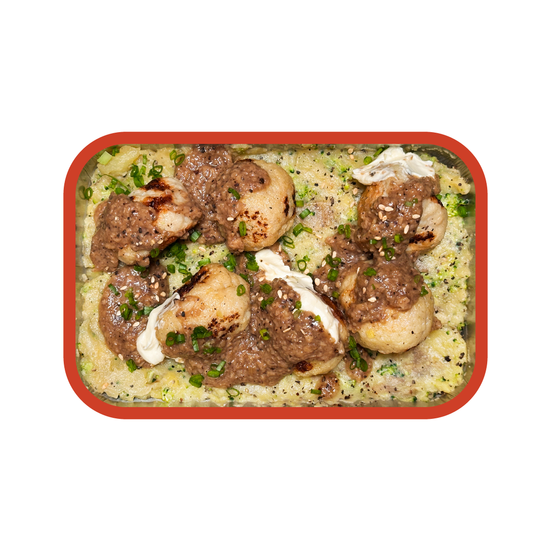 Mushroom Meatball & Mash